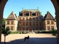 La cour principale du château La cour principale du château