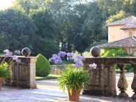 Vue de la terrasse du château Vue de la terrasse du château