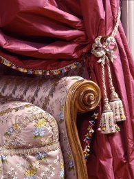 Detail of the silks Detail of the silks